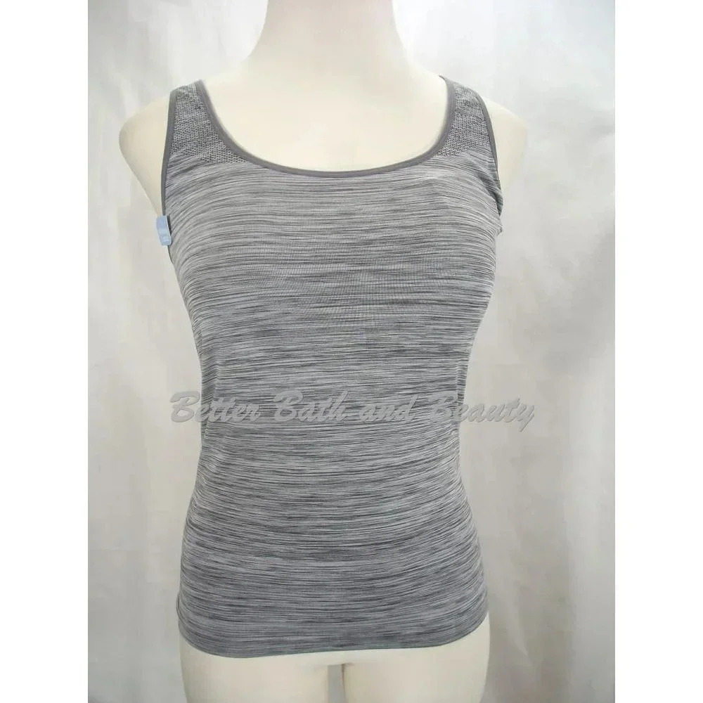 XL X-LARGE JKY by Jockey Women's Microfiber Wicking‎ Tank Gray NWT